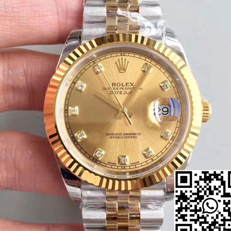 EW Dial Factory Datejust 116333 Champagne 41MM Rolex II 0127
